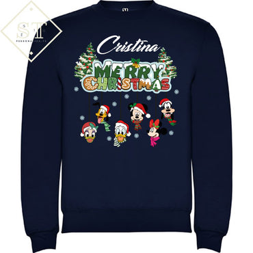 Sweatshirt Mickey Pendurado Natal - Mamã