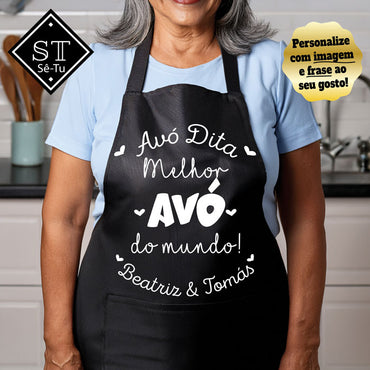 Avental Melhor Avó do Mundo (nomes)
