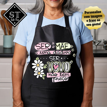 Avental Ser Avó é uma Dádiva