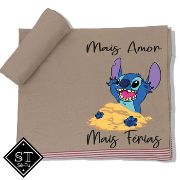 Toalha de Praia Stich Mais Amor