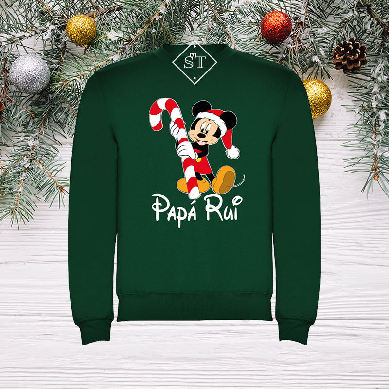 Sweatshirt Mickey Natal - Papá