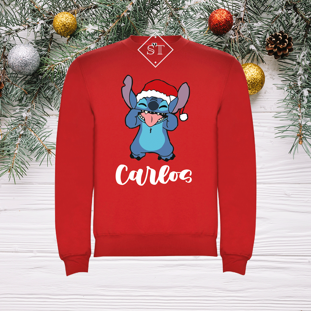 Sweatshirt Stitch 2 Natal - Criança