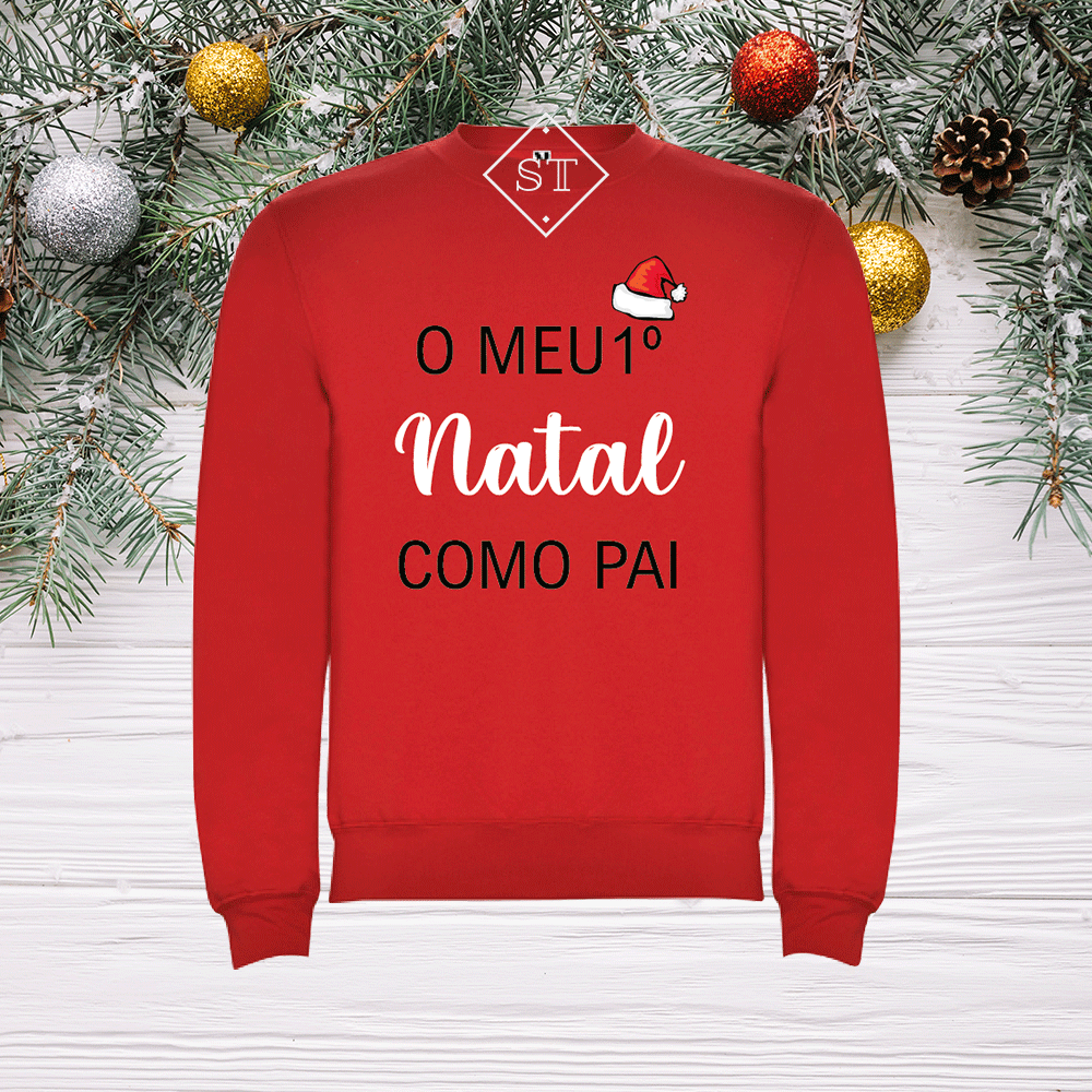 Sweatshirt Primeiro Natal - Mamã