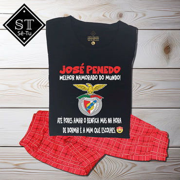 Pijama Até Podes Amar o Benfica - Namorado