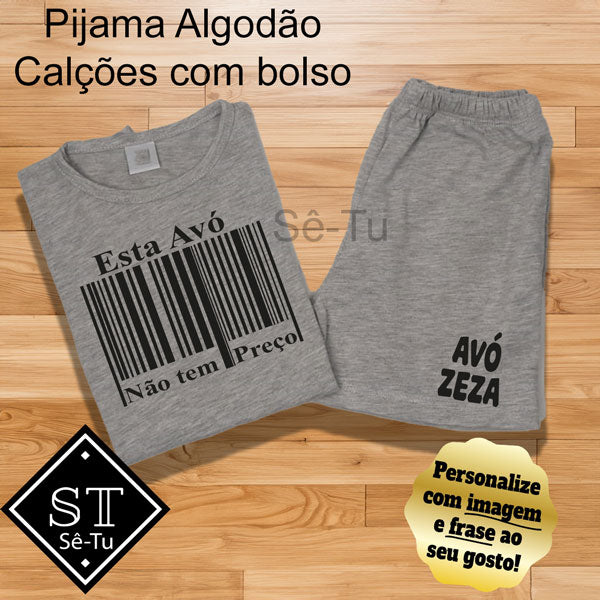 Pijama Verão Avó sem Preço