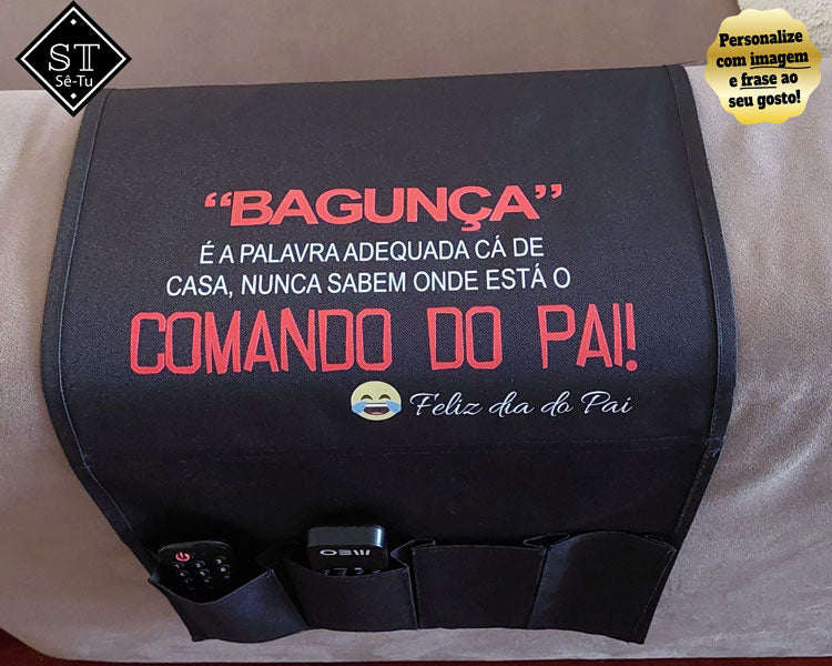 Soporte para control remoto bordado Escribamos una película juntos