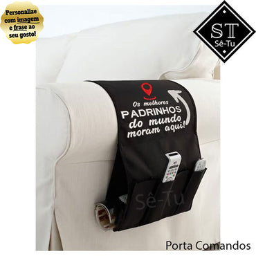 Embroidered Remote Control Holder Let's Write a Movie Together