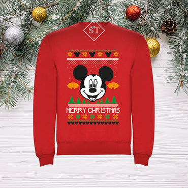 Sudadera navideña de Mickey Mouse 4 para niños