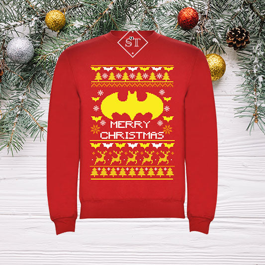 Batman Christmas Sweatshirt - Adult