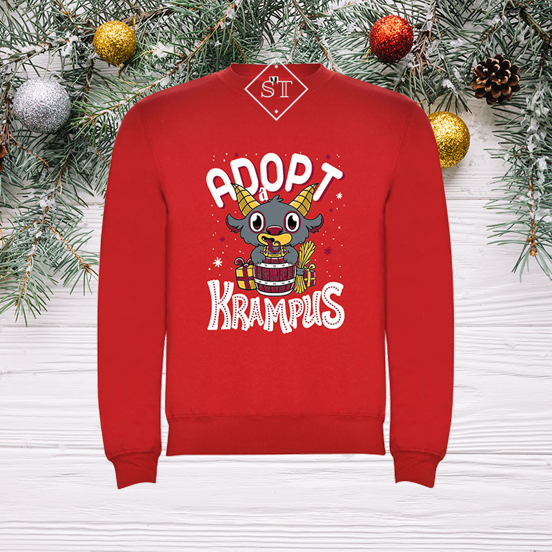 Sudadera navideña de Krampus para adultos