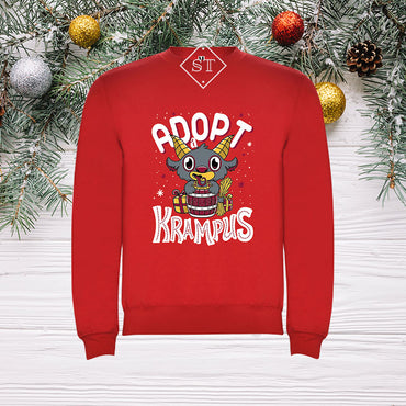 Sudadera navideña de Krampus para niños