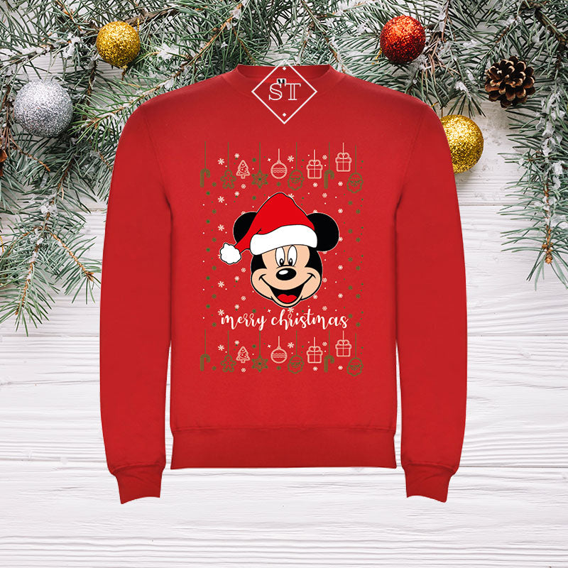 Sudadera navideña de Mickey - Adulto