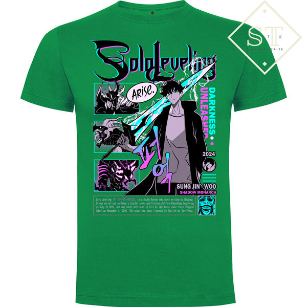 Camiseta "Arise" de Solo Leveling