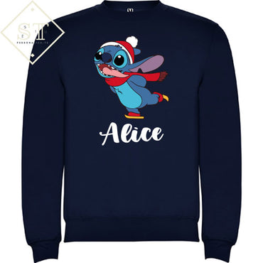 Sudadera navideña de Stitch