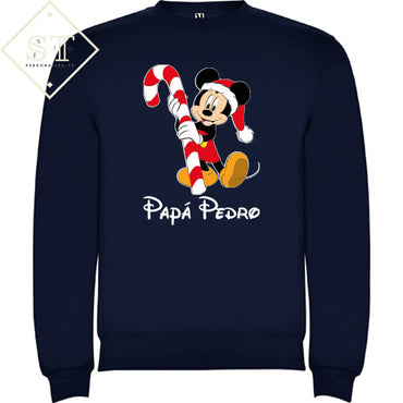 Sudadera navideña de Mickey - Papá Noel