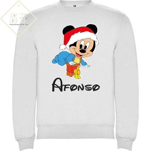 Sweatshirt Mickey Natal - Criança