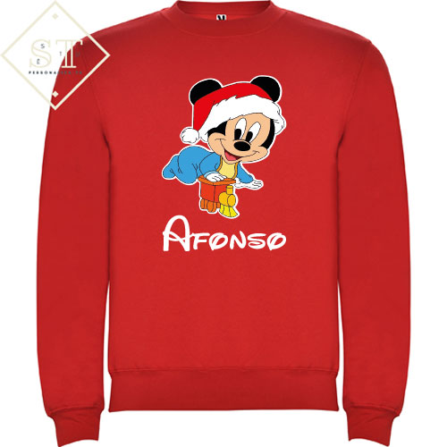 Sweatshirt Mickey Natal - Criança