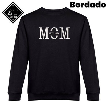 Mom Est. (embroidery)