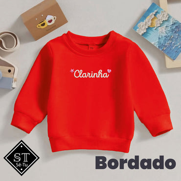 Embroidered Name Sweatshirt
