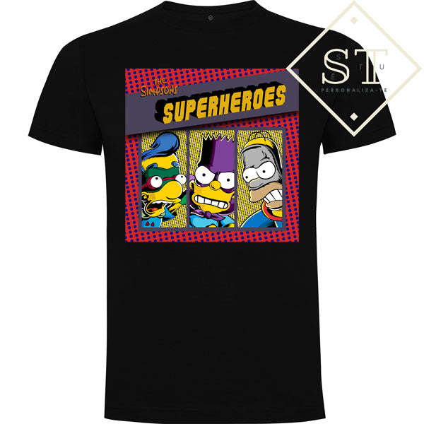 T-shirt The Simpson Super Heroes