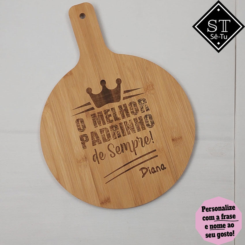 Best Godmother Ever Bamboo Cutting Board
