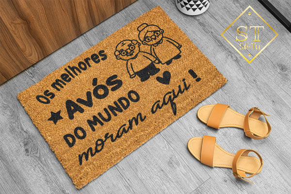 Alfombra Los Mejores Abuelos del Mundo