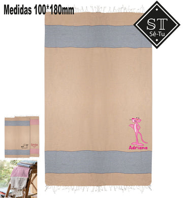 Pink Panther Beach Towel