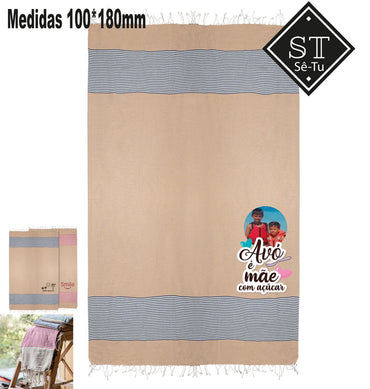 Toalha de Praia Mãe com Açucar com foto