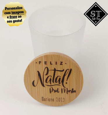 Vela Perfumada de baunilha Feliz Natal 1
