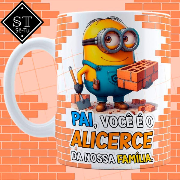 Caneca Alicerce da família (Pai)