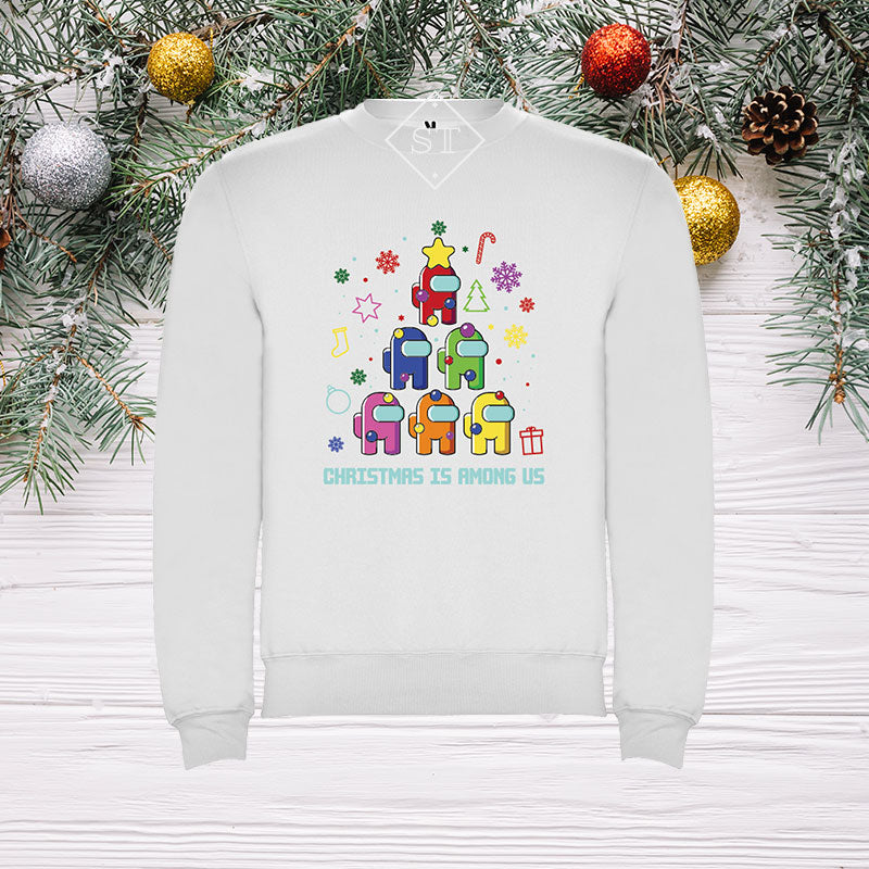 Among Us Christmas Sweatshirt - Adult