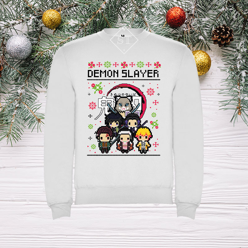 Demon Slayer 3 Christmas Sweatshirt - Kids
