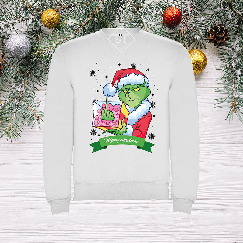 Sweatshirt Grinch 2 Natal - Criança