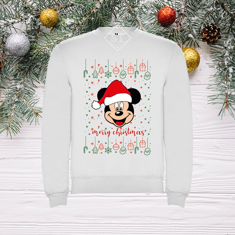 Sudadera navideña de Mickey - Adulto