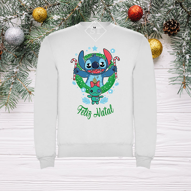 Sudadera navideña de Stitch para niños