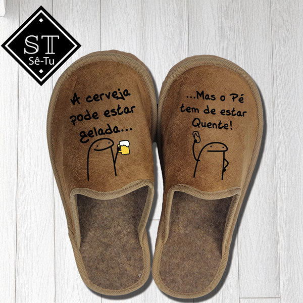 Zapatillas Cerveza Fría Pies Calientes