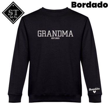Sweatshirt Grandma Manga (Bordado)