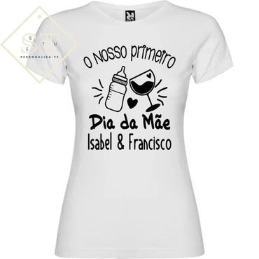 Nosso Primeiro dia Da Mãe curvo - Sê-Tu