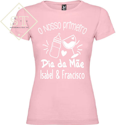 Nosso Primeiro dia Da Mãe curvo - Sê-Tu