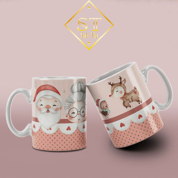 Santa Claus and Grandma Christmas