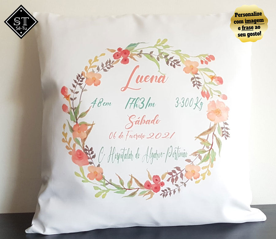 Almohada de manos de corazón de madre