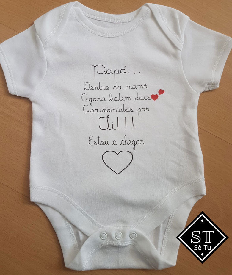 Body Papá dentro da Mamã Batem 2 Corações por Ti