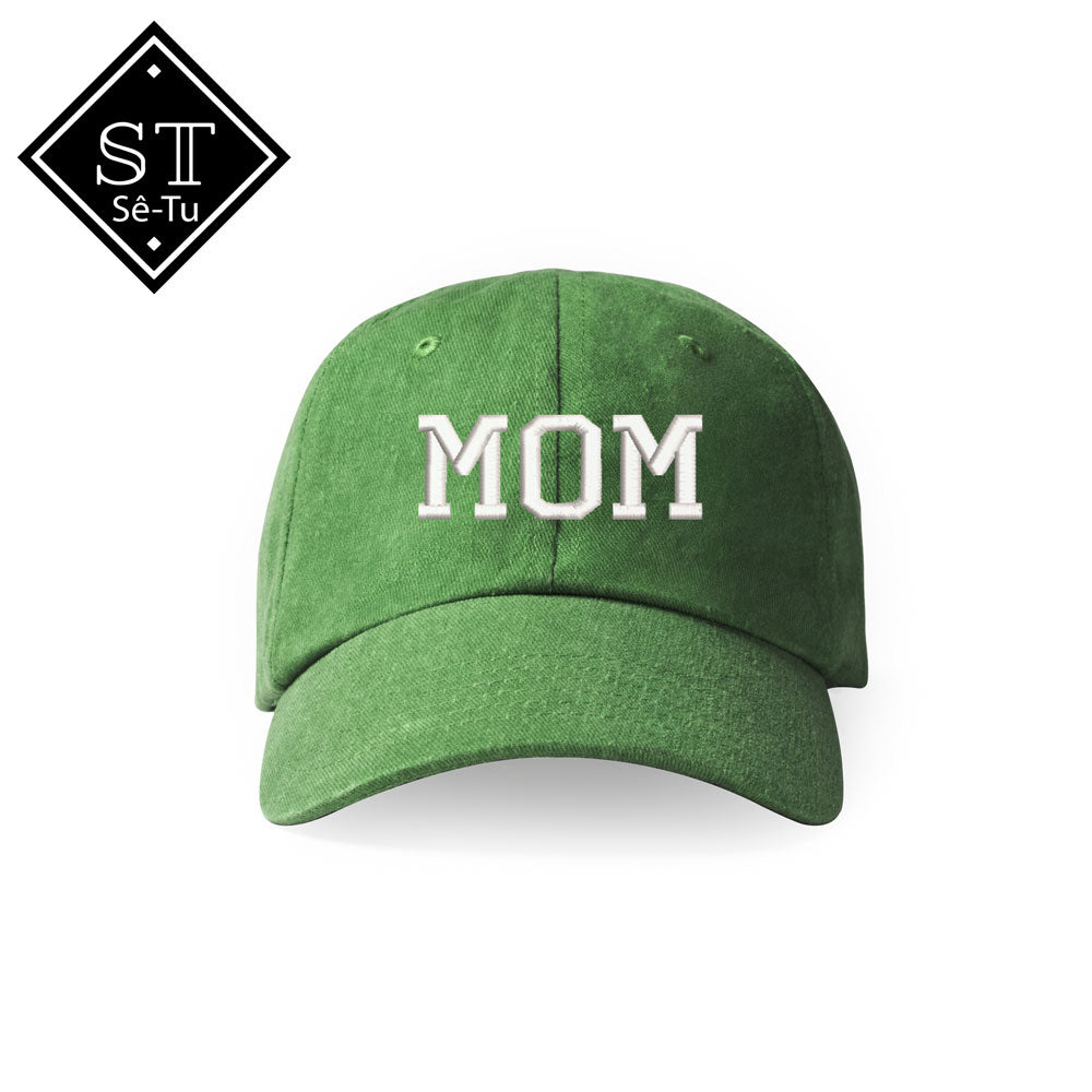 Conjunto Boné Mom + Dad Bordado