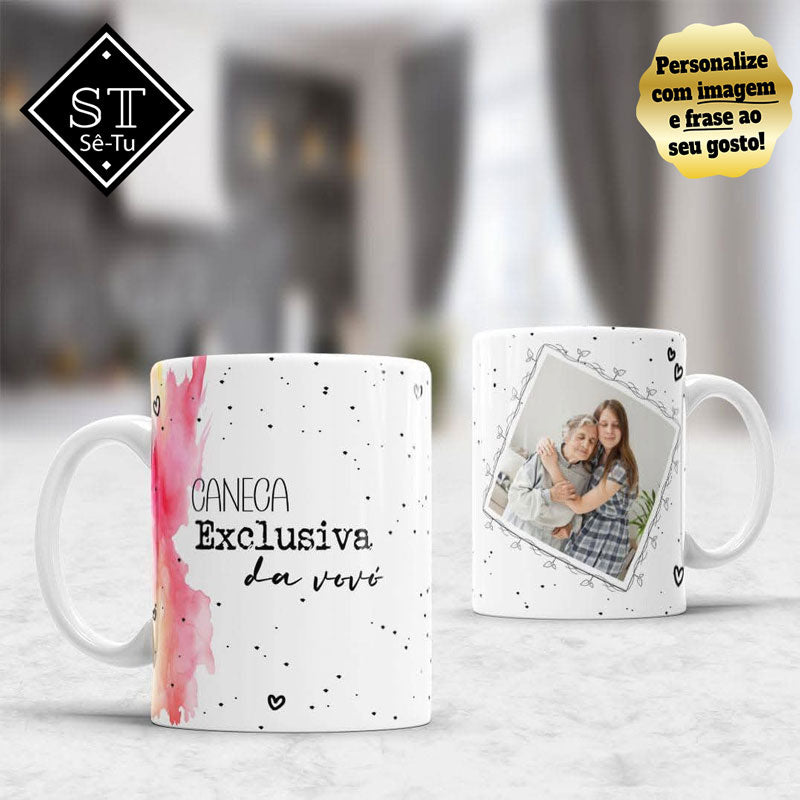 Caneca Exclusiva da Vovó Com Foto