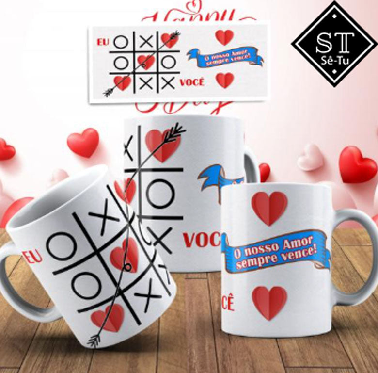 Caneca O nosso Amor Vence Sempre