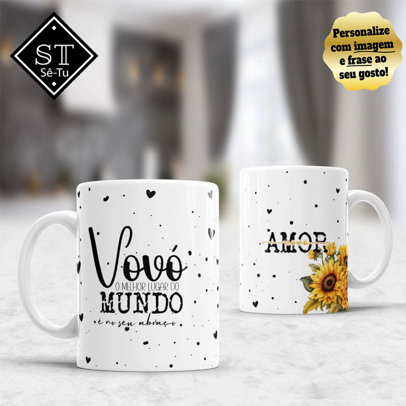 Caneca Avó O Melhor Lugar do Mundo