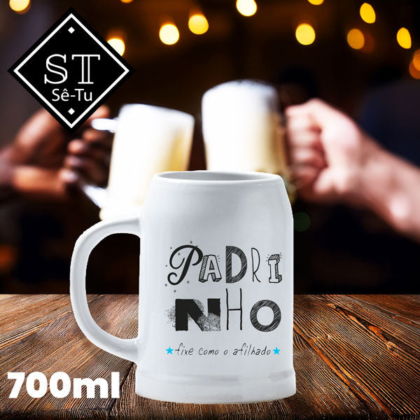 Caneca de Cerveja Padrinho Fixe