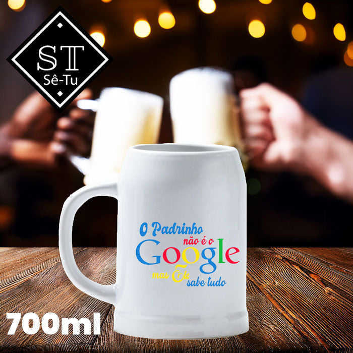 Caneca de Cerveja Padrinho Google