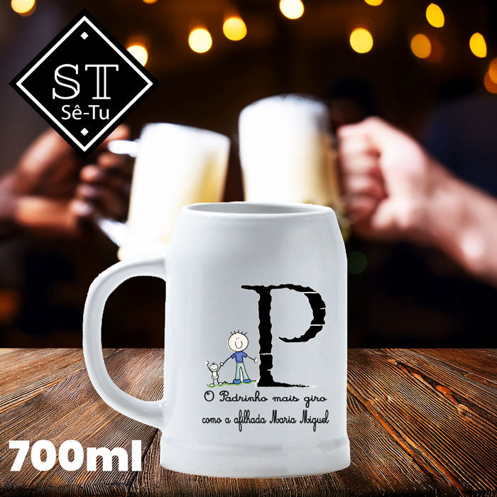 Caneca de Cerveja Padrinho Giro