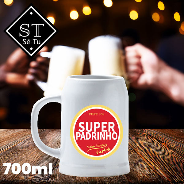 Caneca de Cerveja super Bock Padrinho
